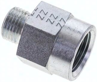 Manometer-Schneidringverschr. G 1/2"-8 S (M16x1,5), ohne Mutter & Schneidring, Stahl verzinkt