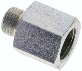 Aufschraub-Schneidringverschr. G 3/8"-8 L (M14x1,5), ohne Mutter & Schneidring, Stahl verzinkt
