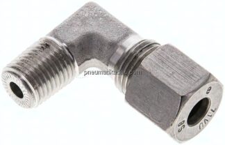 Winkel-Schneidringverschraub. NPT 1/4"-8 S (M16x1,5), 1.4571