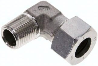 Winkel-Schneidringverschraub. NPT 1/2"-18 L (M26x1,5), 1.4571