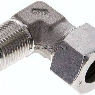 Winkel-Schneidringverschraub. NPT 1/2"-18 L (M26x1,5), 1.4571