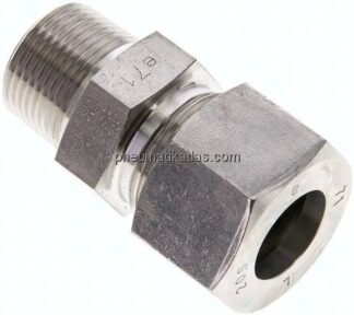 Gerade Schneidringverschr. NPT 3/4"-20 S (M30x2), 1.4571