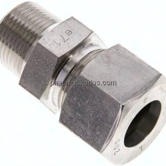 Gerade Schneidringverschr. NPT 3/4"-20 S (M30x2), 1.4571