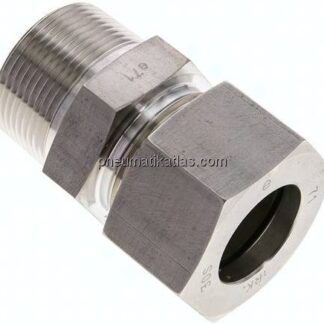 Gerade Schneidringverschr. NPT 1-1/4"-30 S (M42x2), 1.4571
