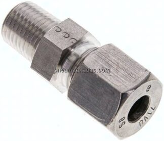 Gerade Schneidringverschr. NPT 1/4"-8 S (M16x1,5), 1.4571