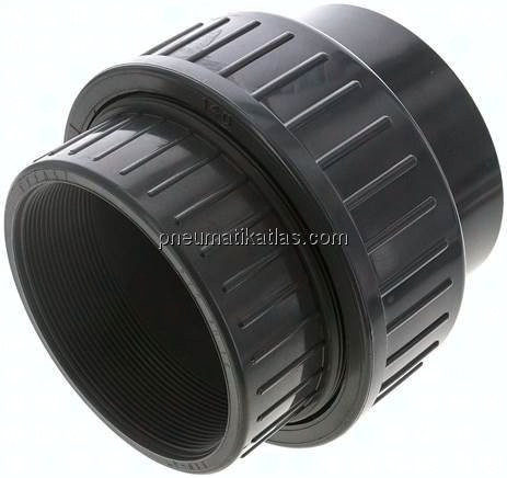 Gewindeverschraubung, PVC-U/ FKM, Rp 4" IG