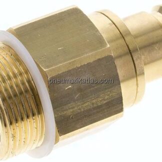 Kupplungsstecker (NW19) G 1-1/4"(AG), Messing