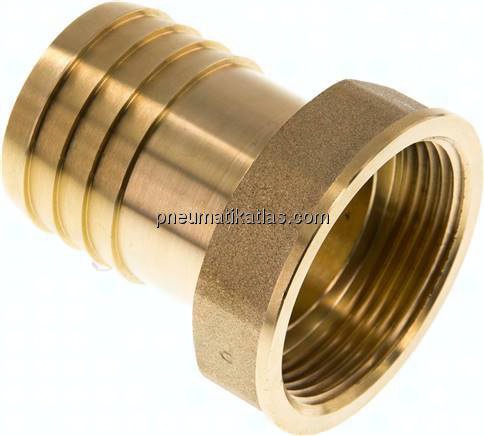 Aufschraub-Schlauchtülle G 1-1/2"-38 (1-1/2")mm, Messing