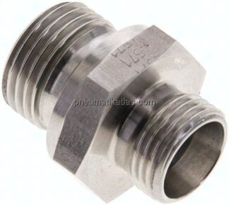 Gerade Schneidringverschr. G 1/2"-12 L (M18x1,5), ohne Mutter & Schneidring, 1.4571