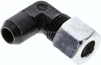 Winkel-Anschweißverschraubung 10 L (M16x1,5), Stahl phosphatiert