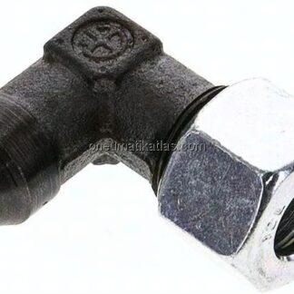 Winkel-Anschweißverschraubung 12 L (M18x1,5), Stahl phosphatiert