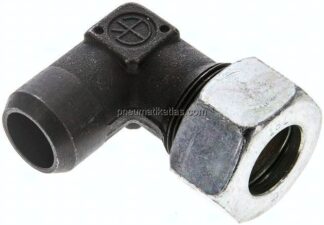 Winkel-Anschweißverschraubung 18 L (M26x1,5), Stahl phosphatiert
