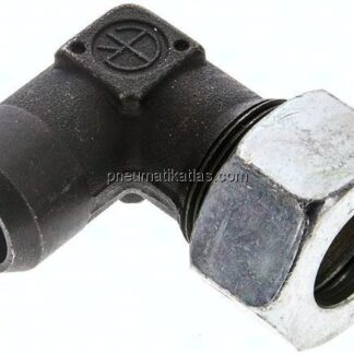 Winkel-Anschweißverschraubung 18 L (M26x1,5), Stahl phosphatiert