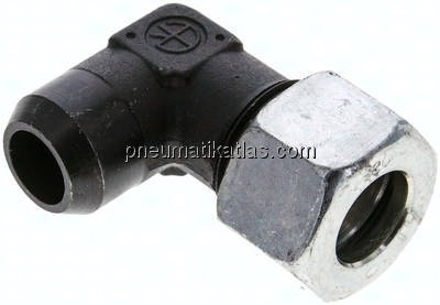 Winkel-Anschweißverschraubung 20 S (M30x2), Stahl phosphatiert