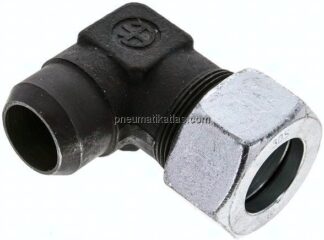 Winkel-Anschweißverschraubung 30 S (M42x2), Stahl phosphatiert