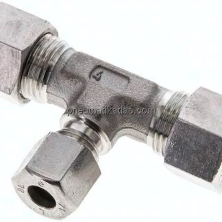 T-Schneidringverschraubung 12 L (M18x1,5)-8 L (M14x1,5)-12 L (M18x1,5), 1.4571