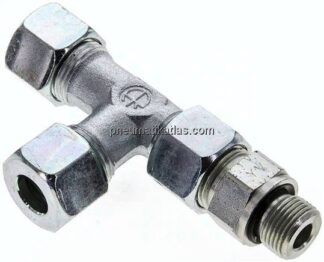 Einstellb. L-Schneidringverschraubung G 3/8"-12 S (M20x1,5), Stahl verzinkt
