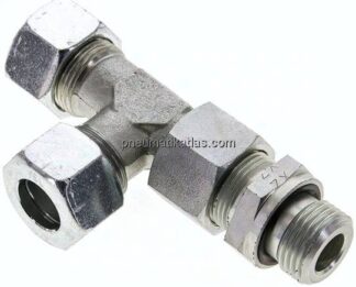 Einstellb. L-Schneidringverschraubung G 1/2"-15 L (M22x1,5), Stahl verzinkt