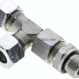 Einstellb. L-Schneidringverschraubung G 1/2"-15 L (M22x1,5), Stahl verzinkt