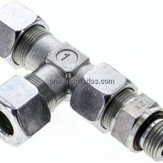 Einstellb. L-Schneidringverschraubung G 1/2"-16 S (M24x1,5), Stahl verzinkt