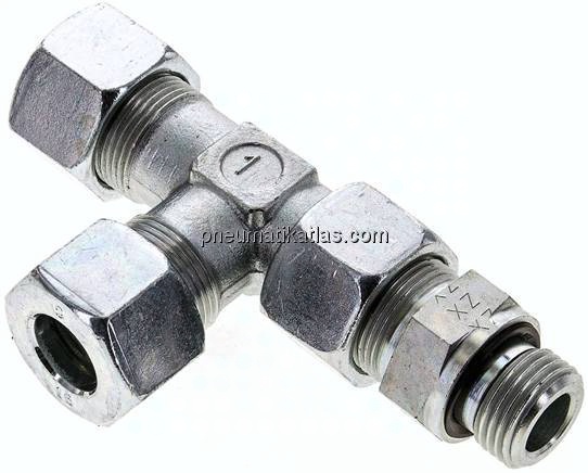 Einstellb. L-Schneidringverschraubung G 1/2"-16 S (M24x1,5), Stahl verzinkt
