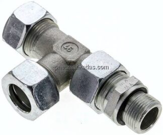 Einstellb. L-Schneidringverschraubung G 3/4"-22 L (M30x2), Stahl verzinkt