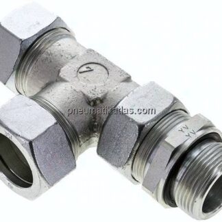Einstellb. L-Schneidringverschraubung G 1-1/4"-35 L (M45x2), Stahl verzinkt