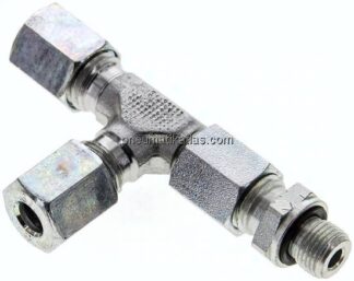 Einstellb. L-Schneidringverschraubung G 1/8"-6 L (M12x1,5), Stahl verzinkt
