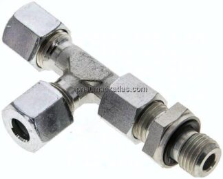 Einstellb. L-Schneidringverschraubung G 1/4"-8 L (M14x1,5), Stahl verzinkt