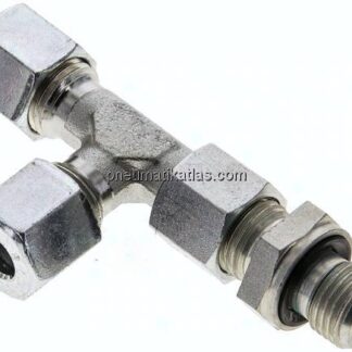 Einstellb. L-Schneidringverschraubung G 1/4"-8 L (M14x1,5), Stahl verzinkt