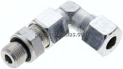 Einstellb. Winkel-Schneidringverschr. G 3/8"-10 S (M18x1,5), Stahl verzinkt