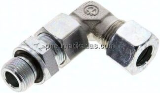 Einstellb. Winkel-Schneidringverschr. G 3/8"-12 L (M18x1,5), Stahl verzinkt