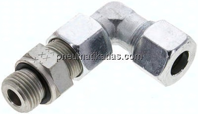 Einstellb. Winkel-Schneidringverschr. G 1/2"-14 S (M22x1,5), Stahl verzinkt