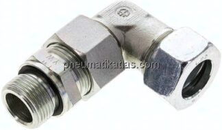 Einstellb. Winkel-Schneidringverschr. G 3/4"-22 L (M30x2), Stahl verzinkt