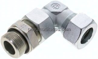 Einstellb. Winkel-Schneidringverschr. G 1-1/4"-30 S (M42x2), Stahl verzinkt