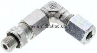 Einstellb. Winkel-Schneidringverschr. G 1/8"-6 L (M12x1,5), Stahl verzinkt