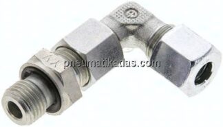 Einstellb. Winkel-Schneidringverschr. G 1/4"-8 L (M14x1,5), Stahl verzinkt