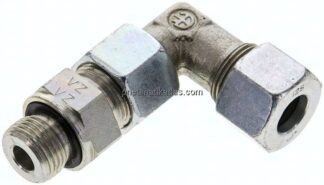 Einstellb. Winkel-Schneidringverschr. M 18x1,5-12 S (M20x1,5), Stahl verzinkt