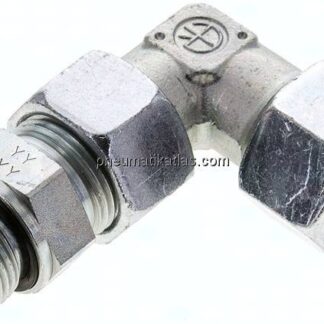 Einstellb. Winkel-Schneidringverschr. M 27x2-20 S (M30x2), Stahl verzinkt
