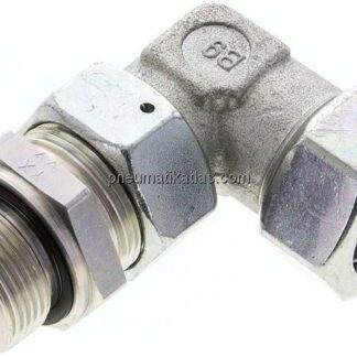 Einstellb. Winkel-Schneidringverschr. M 33x2-28 L (M36x2), Stahl verzinkt
