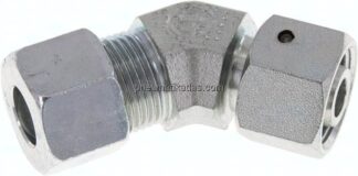 Einstellb. 45°-Schneidringverschraubung 12 S (M20x1,5), Stahl verzinkt