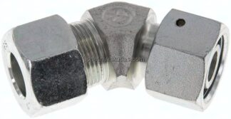 Einstellb. 45°-Schneidringverschraubung 16 S (M24x1,5), Stahl verzinkt