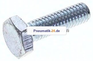 Sechskantschraube DIN 933, M 3x10, Stahl verzinkt 8.8