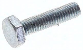 Sechskantschraube DIN 933, M 3x12, Stahl verzinkt 8.8