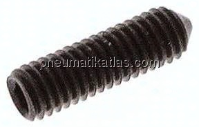 Gewindestift DIN 914 / ISO 4027, M 3x10, Stahl 45 H