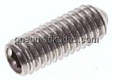 Gewindestift DIN 914 / ISO 4027, M 3x8, Edelstahl A2