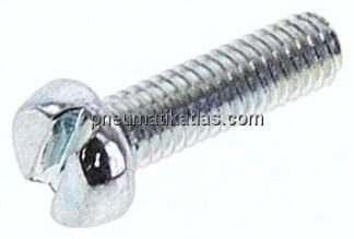 Zylinderschraube DIN 84, M 3x10, Stahl verzinkt 4.8
