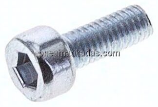 Zylinderschraube DIN 912, M 3x8, Stahl verzinkt 8.8