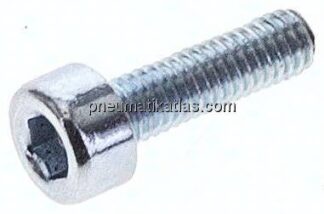 Zylinderschraube DIN 912, M 3x10, Stahl verzinkt 8.8