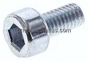 Zylinderschraube DIN 912, M 3x6, Stahl verzinkt 8.8